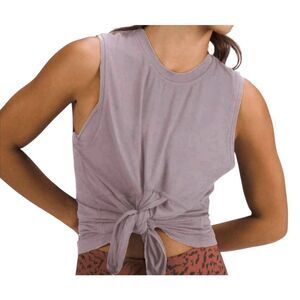 LULULEMON ATHLETICA Tie-Front Yoga Tank Top Size 6